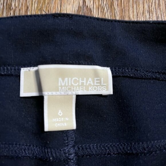 MICHAEL kors skinny navy bleu strech pant size 6 - Picture 7 of 9